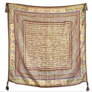 JOHNNY WAS SILK SCARF MINT WITH TAG! Discontinued print!